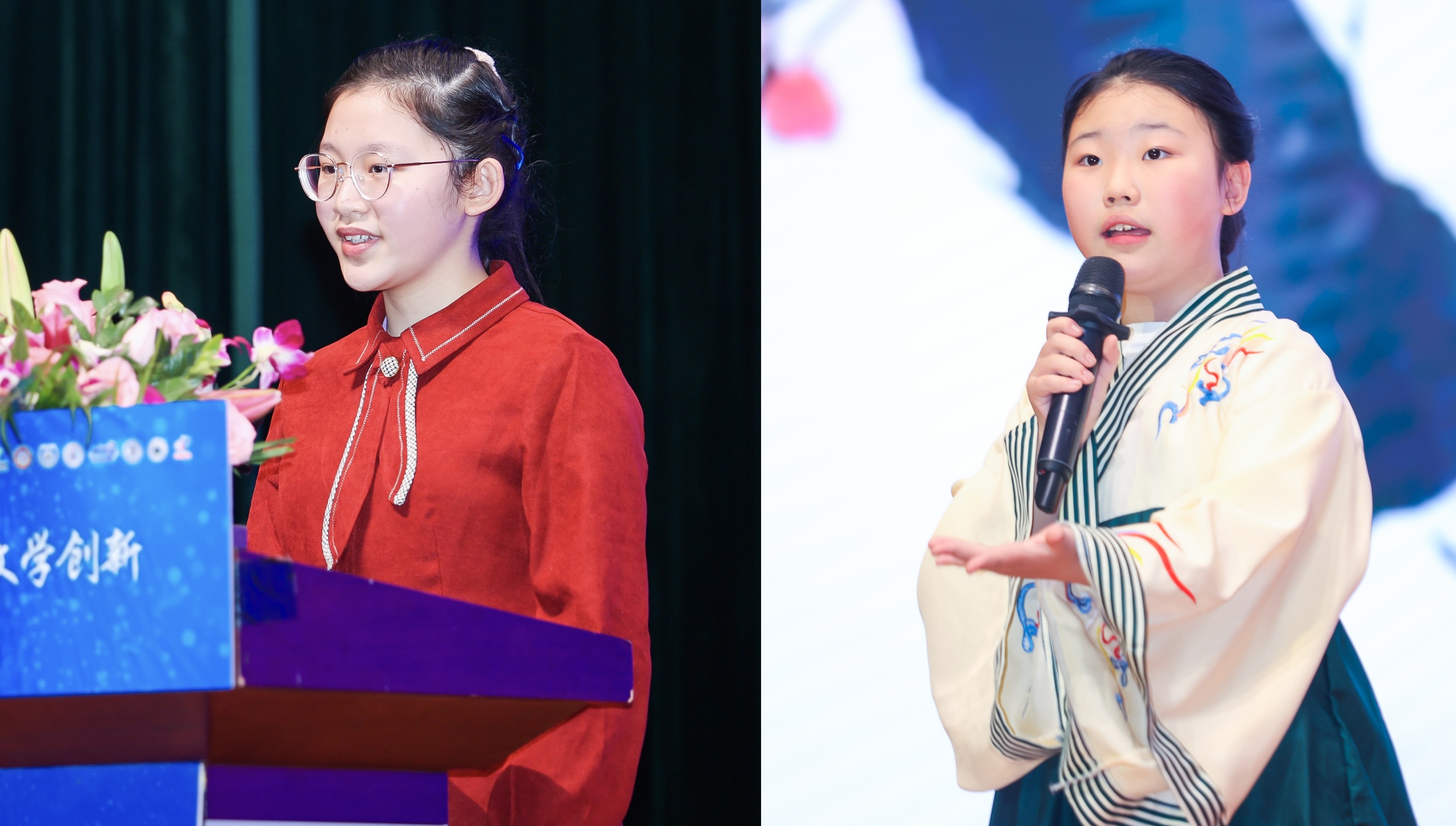 獲獎代表李睿頤、張文瑄帶來了精彩的表演